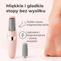 Elektryczny pilnik do stóp z wymienną głowicą – miękkie i gładkie stopy w domu