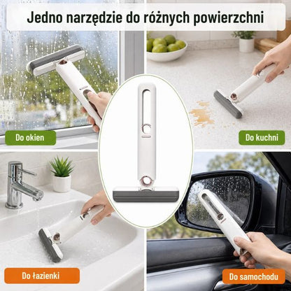 Mini mop z wyciskaczem – szybkie czyszczenie powierzchni bez mokrych rąk